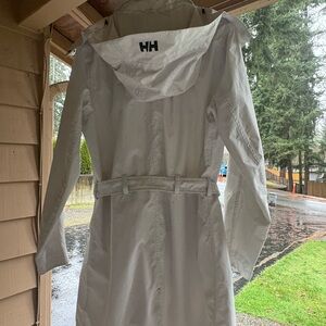 Helly Hansen Women's Light Gray Trench Coat